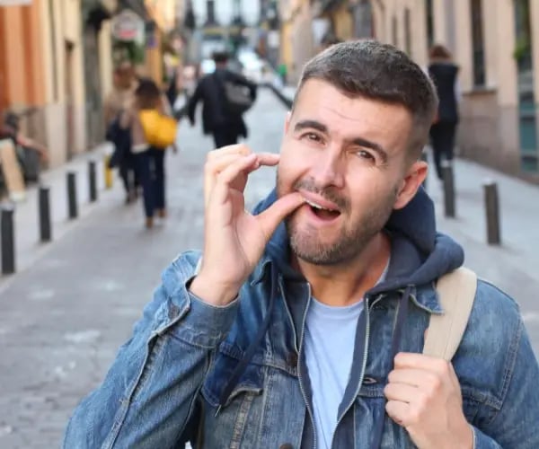denture or retainer discomfort